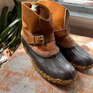 Vintage Made in the US LLBean Duck Boots